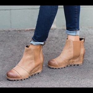 SOREL Lea Wedge Waterproof Booties